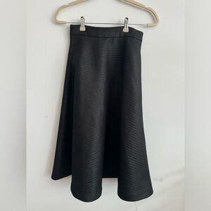 textured midi/maxi skirt